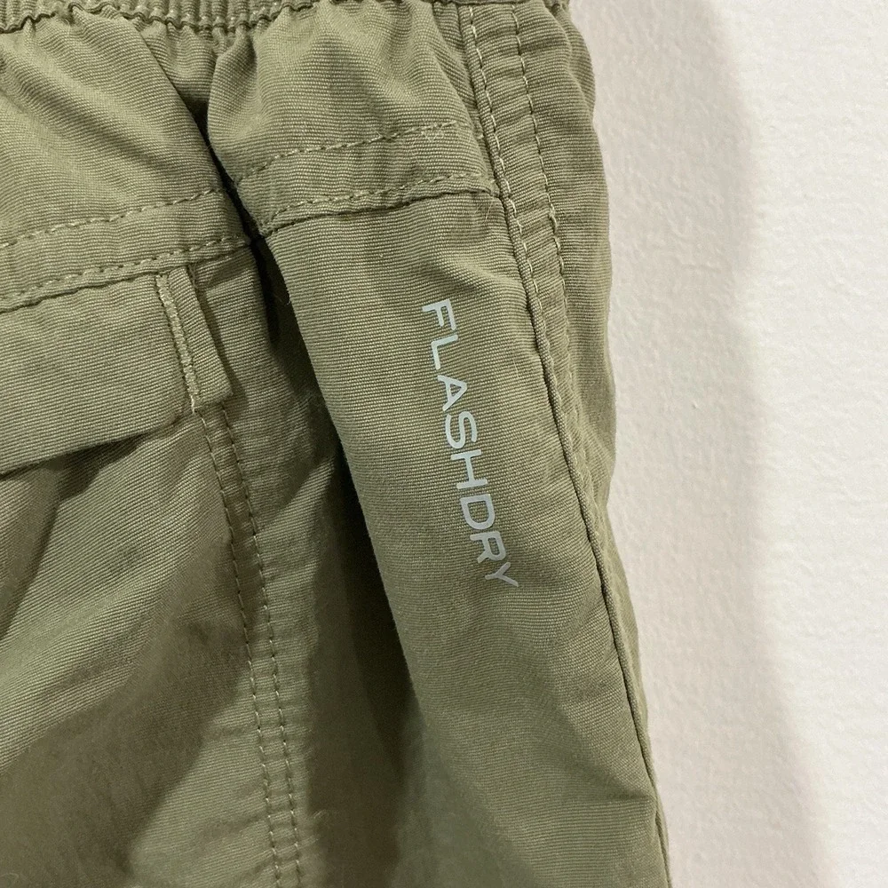 The North Face FlashDry Belted Hiking Shorts green Mens Size L Gorpcore Green